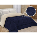 Coberdrom Casal Queen Sherpa Edredrom Pele de Carneiro 2,40m x 2,20m